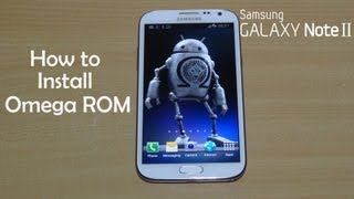 Omega ROM for Galaxy Note 2 Note II GTN7100  How to Install  Cursed4Eva [upl. by Nylirac]