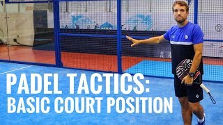 Padel Tactics Basic Court Position [upl. by Daile]