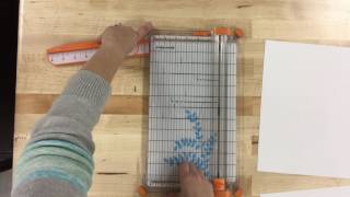 How to use the paper cutter [upl. by Ayoj355]