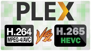 H264 VS H265  Plex Transcoding Performance [upl. by Aneloaup]