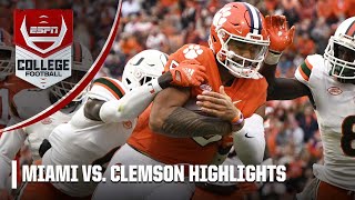 Miami Hurricanes vs Clemson Tigers  Full Game Highlights [upl. by Golda809]