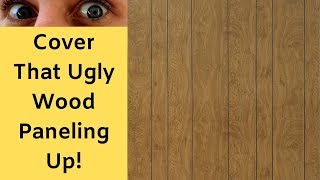 How To Cover Old Paneling with Drywall [upl. by Christopher940]