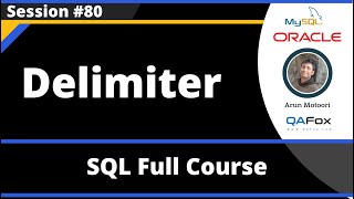 SQL  Part 80  Delimiter [upl. by Recneps121]