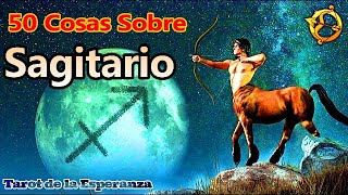 ♐ SAGITARIO 50 cosas sobre el signo 😲💖 [upl. by Enyamert]