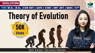 Theory of Evolution by Lamarck amp Darwin  Evolution [upl. by Il]