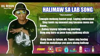 Halimaw sa Lab Song Feat Shernan Lyrics Video Og Whun Album Vol2 [upl. by Nyltyak]