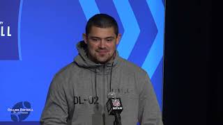 Bryan Bresee 2023 NFL Combine Interview [upl. by Sucramel846]