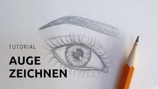 Auge zeichnen Tutorial  Updated  Hayden [upl. by Parsaye947]