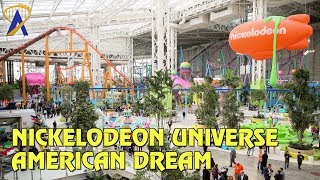 Nickelodeon Universe Overview  American Dream in New Jersey [upl. by Kolodgie]