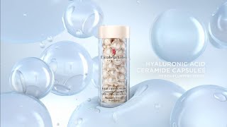 NEW Hyaluronic Acid Ceramide Capsules HydraPlumping Serum  Elizabeth Arden [upl. by Ramiah]