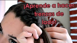 ¡Aprende a hacer trenzas de lado [upl. by Natiha]