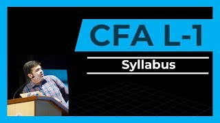 CFA Level 1  What to study for CFA – Syllabus [upl. by North]