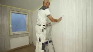 Painting wooden panelling – step by step [upl. by Sonnnie]