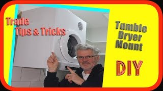 Tumble Clothes Drier Dryer Wall Mount  How to DIY [upl. by Arthur]