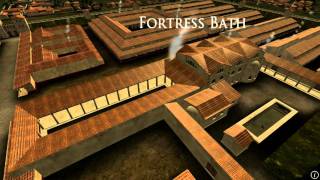 Animation of ancient Roman Fort in Caerleon Wales [upl. by Semajwerdna845]