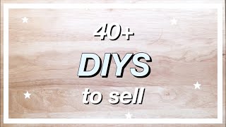 40 EASY CRAFTS to MAKE  SELL [upl. by Hadden669]