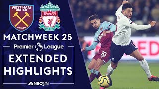 West Ham United v Liverpool  PREMIER LEAGUE HIGHLIGHTS  12920  NBC Sports [upl. by Schurman]