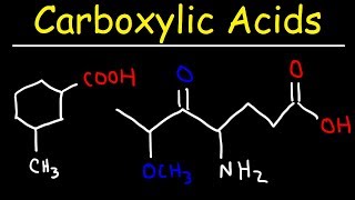 Naming Carboxylic Acids  IUPAC Nomenclature [upl. by Valaria]