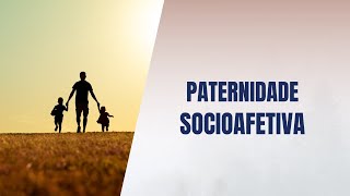 Paternidade socioafetiva [upl. by Kerrie]