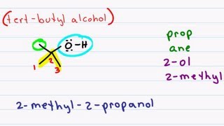 Naming Alcohols Using IUPAC Rules for Nomenclature [upl. by Coshow365]