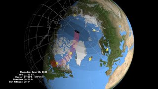 2021 Annular Solar Eclipse [upl. by Miguela]