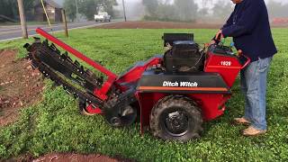 Ditch Witch 1820 Walk Behind Trencher [upl. by Durgy867]