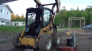 JD 240 SkidSteer Pump Repair [upl. by Macswan]