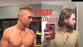 1 Year No Haircut  Hair Growth For Men [upl. by Geoff731]