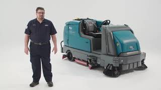 M17 SweeperScrubber and T17 Scrubber  Demonstration  Tennant Company [upl. by Lemrej]