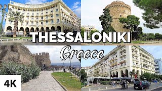 THESSALONIKI City Tour  Greece  4K [upl. by Sadira]