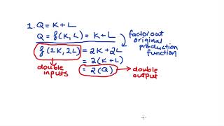 Returns to Scale  Practice Problems [upl. by Eade890]