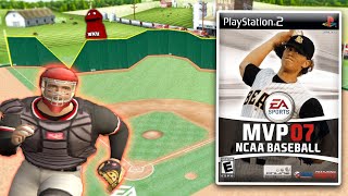 I made a field of nightmares in MVP NCAA Baseball 07 [upl. by Elicec]