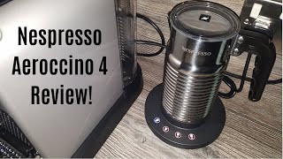 Nespresso Aeroccino 4 Milk Frother Review  Worth upgrading from the Aeroccino 3 [upl. by Sherurd]