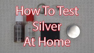 How To Test Silver At Home [upl. by Aimit475]