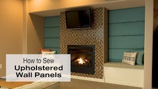 How to Make Upholstered Wall Panels [upl. by Bentlee]