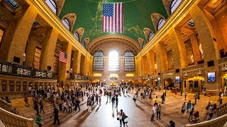 Walking Tour of Grand Central Terminal — New York City 【4K】🇺🇸 [upl. by Naashar332]