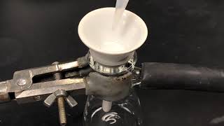 TRU Chemistry Labs How To Do Buchner Funnel Vacuum Filtration [upl. by Hgielrahc]