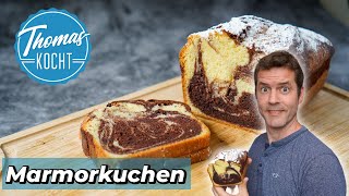 Marmorkuchen klassisch  saftig einfach und lecker [upl. by Astrid]