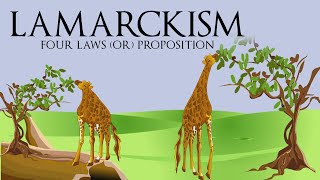 Lamarckism  Four Laws or Proposition [upl. by Yesdnik]