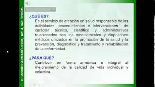 Introducción al Servicio Farmacéutico [upl. by Eelanej]