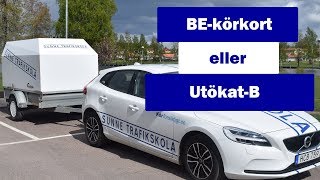 Skillnaden mellan BEkörkort och utökatB [upl. by Sevy]