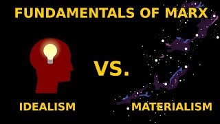 Fundamentals of Marx Idealism vs Materialism [upl. by Namyw56]