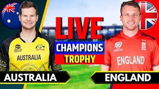 Australia vs England Champions Trophy 2025  Live Cricket Match Today  AUS vs ENG CT Match Live [upl. by Brazee]