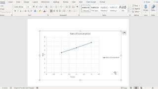 How to Create A Line Graph on Word [upl. by Aldas]