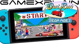 SEGA AGES Out Run Gameplay Nintendo Switch [upl. by Ahsikram]