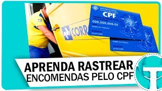 Como rastrear encomendas dos correios pelo CPF [upl. by Nylrebmik989]