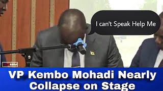 Breaking 😳 Kembo Mohadi Nearly Collapse on Stage [upl. by Argela]