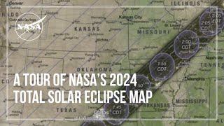 A Tour of NASA’s 2024 Solar Eclipse Map [upl. by Ecurb]