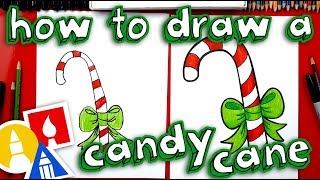 How To Draw A Candy Cane [upl. by Norre]