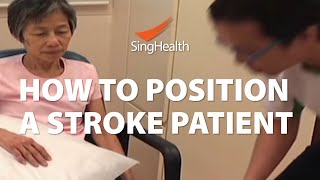 How To Position A Stroke Patient [upl. by Aurea304]